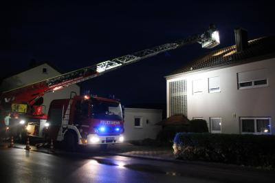 Weilheim/Teck: Blitzeinschlag in Mehrfamilienhaus 